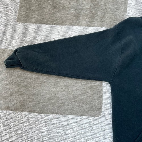 Felpa con cappuccio vintage Y2K Russell Athletic uomo 2XL felpa bianca sbiadita nera - Foto 11 di 12