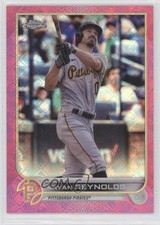 2022 Topps Chrome Logofractor Edition Pink Refractor 168/199 Bryan Reynolds 10m3