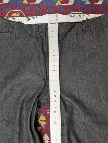 Pantalones de mezclilla de colección Ben Davis corte gorila, 50x30, ajuste relajado, pierna ancha, ropa de trabajo - Imagen 6 de 9