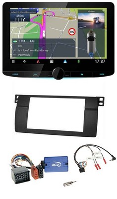Kenwood Bluetooth DAB TMC 2DIN Steering Wheel USB Navigation For BMW 3 Series E46 00-06 Prof