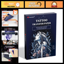 Premium Tattoo Transfer Paper - 100 Sheets A4 Stencil Paper for DIY Tattoo Desig