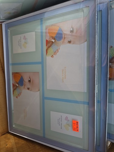 5 Blue Baby Photo Frames