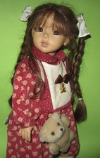 Sammler (Künstler Joke Grobben) Principessa Puppe Doll, brünett