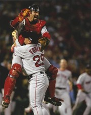 MLB Baseball  Red Sox 2004 WS Jason Varitek and Keith Foulke Photo Print 