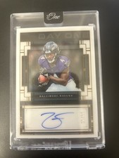 🥉 2023 Panini One – Day One Autographs Zay Flowers #102 Bronze /49 🥉