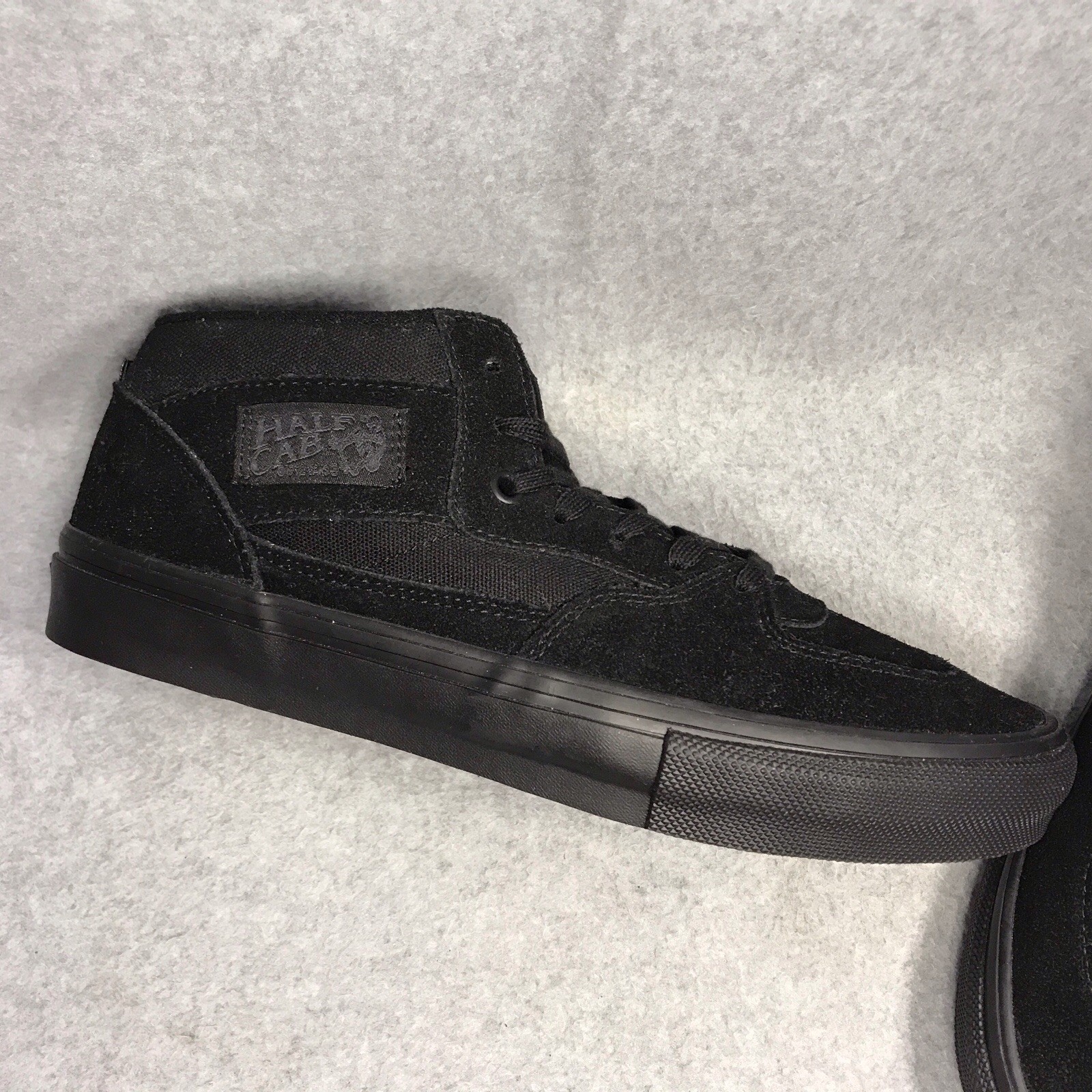VANS Skateboarding Half Cab Shoes Mens Size 9 Black Suede Pop Cush Retro Durable thumbnail 7