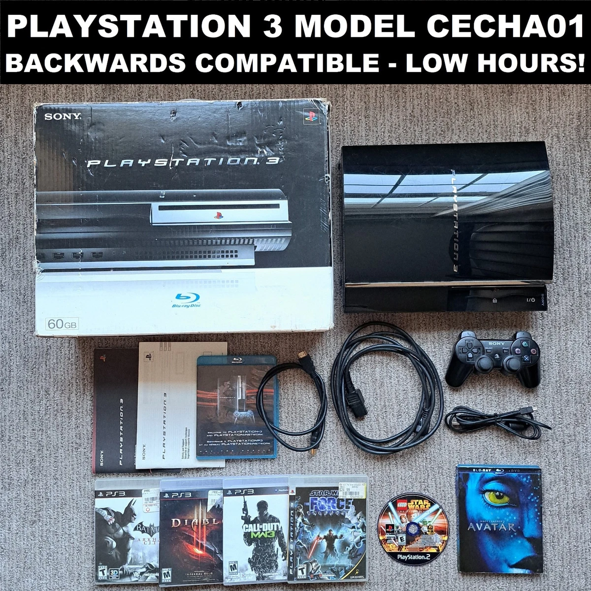 Ps3 60gb Backwards Compatible for sale - eBay