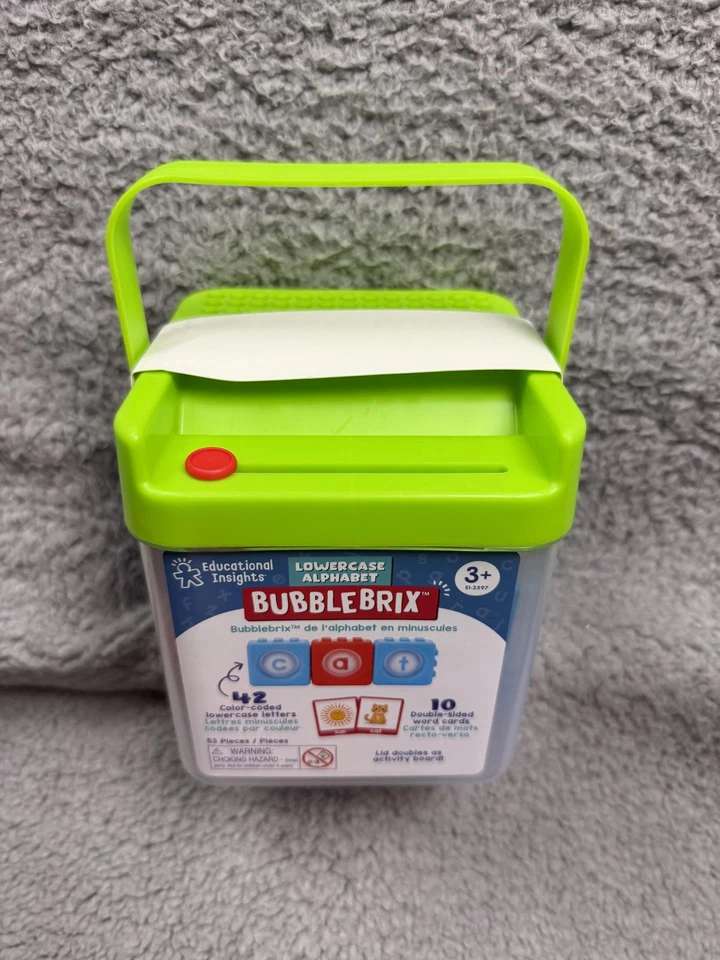 Educational Insights BubbleBrix Lowercase Alphabet 53 Piece Letters Set 3+ - Image 2 of 4
