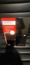 oxford black n' red a4 notebook hardcover Spiral Bound 120 page new
