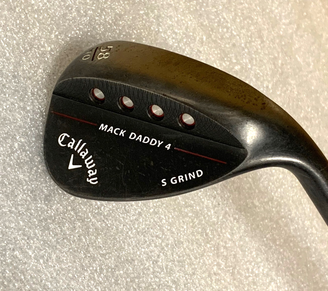 Callaway Mack Daddy 4 58* 10 S Grind R Milled Wedge Dynamic Gold, RH 31.5''