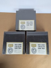 NEW Lot of 3 Sears Easi-Load Circular Slide Tray 100 Photo Slides 3.9985 SEALED