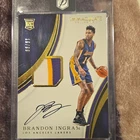 Panini Immaculate 2016-17 Brandon Ingram RC Patch Auto #130 /99 Lakers