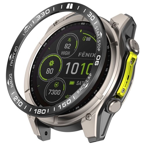 Stainless Steel Bezel Ring Styling Case for Garmin Quatix 8 47mm/51mm - Picture 4 of 16