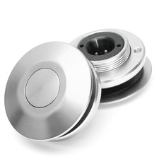 Push Button Billet Hood Pins Lock Clip Kit Aluminum Alloy Car Quick Engine