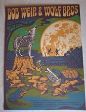 Authentic Bobby Weir And Wolf Brothers 2022 poster Bob Weir Grateful Dead