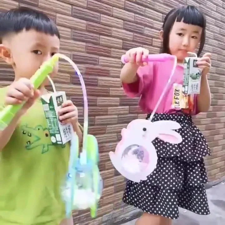 LED Tierlaterne Kinder leuchtend blitzend Mid-Autumn Festival Deko Licht - Bild 3 von 4