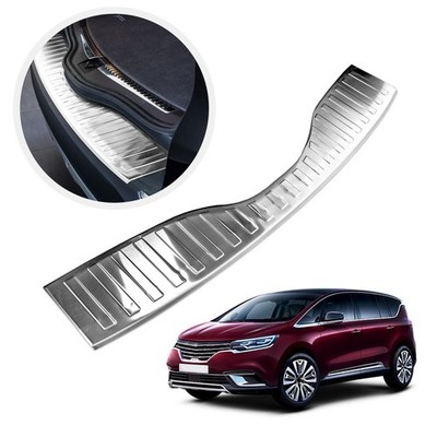 Load Sill Protector For Renault Espace V (RFC) 2015-2023 Brushed Silver