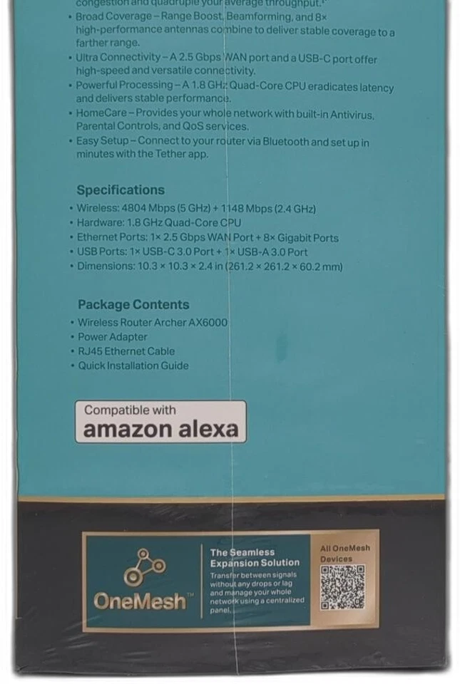 Tp-link Ax6000 Wifi 6 Router(archer Ax6000) -802.11ax Wireless 8-stream Gaming - Image 3 of 4