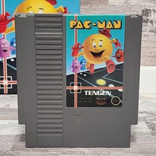 Pac-Man (NES Nintendo, 1990) Tengen - Complete CIB w/ Poster, Box, Manual, Reg