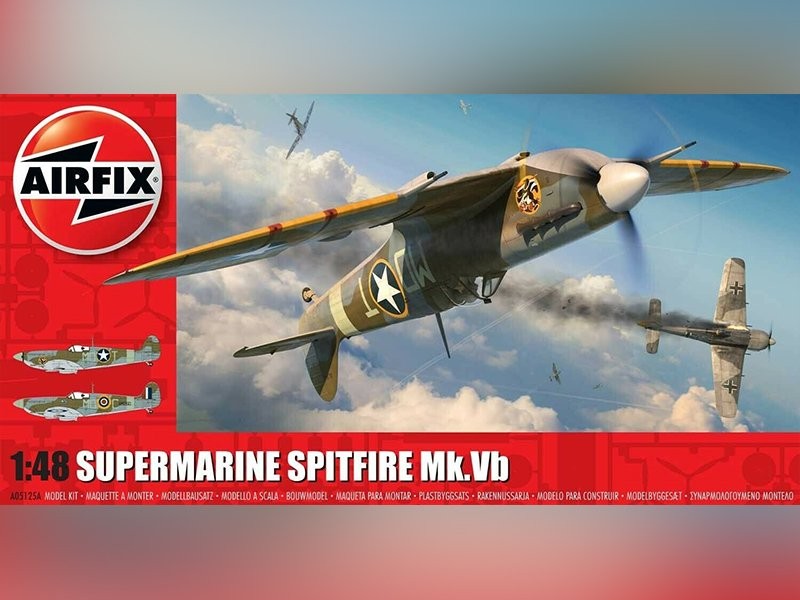 Spitfire Supermarine MkVb Airfix 1/48 cadeau idéal pour adulte passionné d'histoire