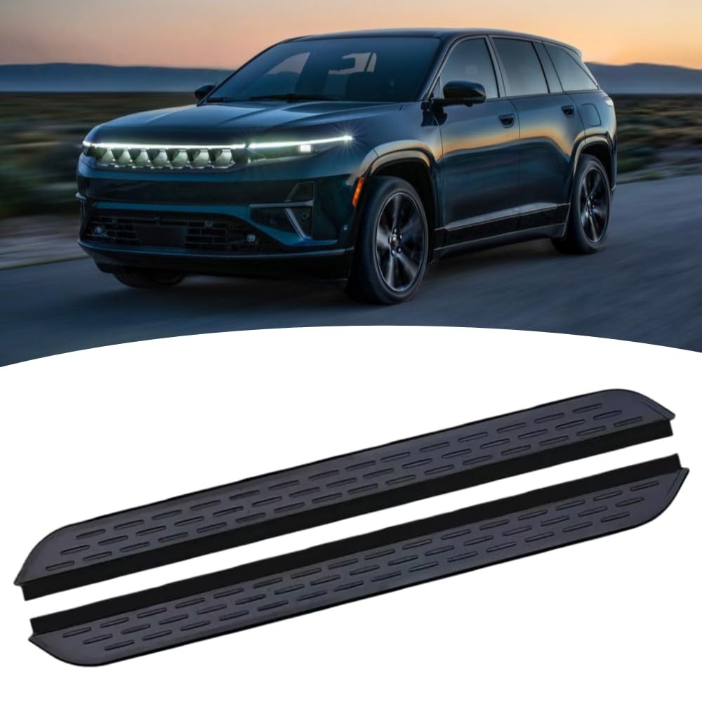 2PCS Aluminum Step Bars 2022-2026 Jeep Grand Cherokee 2-Row Side Steps