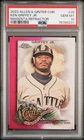 2022 Topps Allen & Ginter Chrome Ken Griffey Jr /199 Magenta Refractor PSA 10