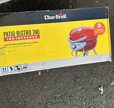 Char-Broil Patio Bistro 240 Grill TRU-Infrared  Electric Grill RED