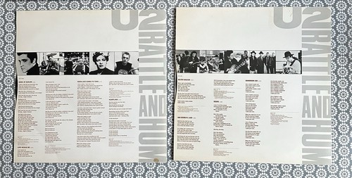 U2 Rattle And Hum 2 Disc 12" Vinyl Gatefold Album Schallplatten U27 - Bild 5 von 7