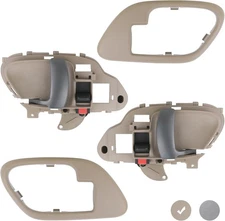 Interior Door Handle w/Bezel Kit Compatible with 1995-2002 Chevy