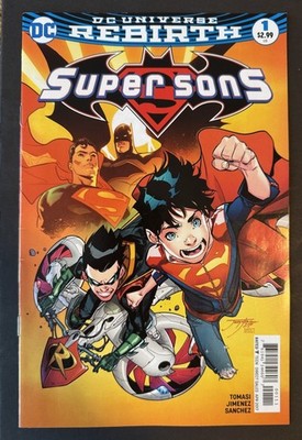 Super Sons #1 (2017) DC Rebirth 1st Print Tomasi Jimenez VF/NM Robin Superboy
