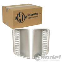 Diederichs Tuning Blende Silber StoßStange Vorne Passend FüR Audi Q5 | ZUB00425