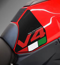 Ducati Multistrada V4 1100 Sport 1100S 2021-2022 Side Fuel Tank Pad Decals Black