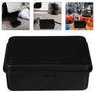  Portable Tool Box: Metal Tool Chest Organizer for Screws Nails Hardware Small