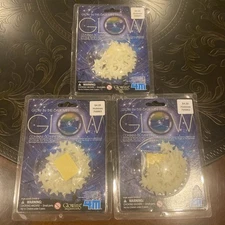 Glow-in-the-Dark Mini Stars | 60 Count 3 Pack 180 Stars Total NEW