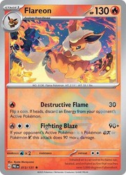 Flareon (Poke Ball Pattern) 013/131 Prismatic Evolutions Holo Rare
