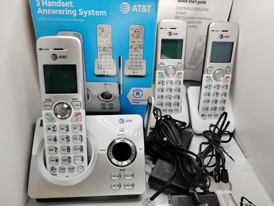 AT&T EL52319 Phone- 3 Handset Connect to Cell Answering System  - Open Box