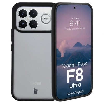 Handyhülle für Xiaomi POCO F8 Ultra Bizon Case Cover Etui Hülle Getönte/schwarz
