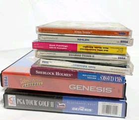 Sega Dreamcast Lot of 5 Retro & Sports, Sonic Adventure, Railroad Tycoon ll  +