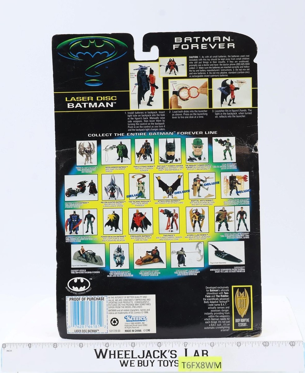 Laser Disc Batman DC Comics Batman Forever 1996 Kenner Figure NEW