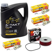 Inspektion ÖL FüR Yamaha Xs 750 Xs 850 XS750 1978-82 Set 4L ÖLfilter ZüNdkerzen
