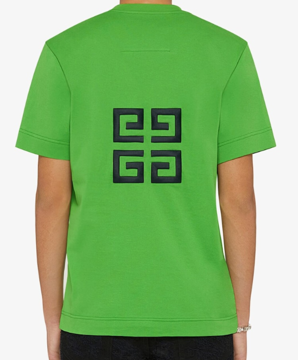 GIVENCHY X JOSH SMITH REAPER'S PRINT GRAPHIC TEE in APPLE GREEN sz