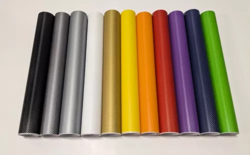 3D Carbon Fibre Self Adhesive Vinyl Car Wrap - BUBBLE FREE STICKER FILM SHEET