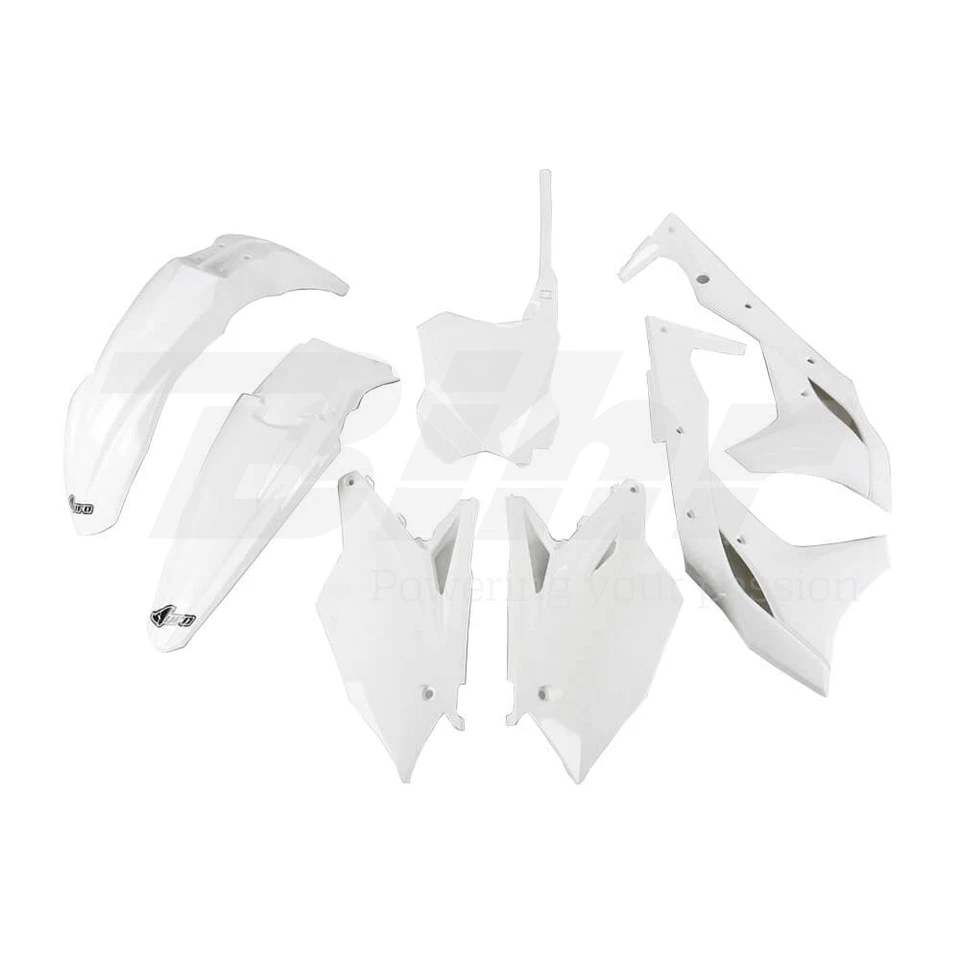 UFO Plast Set Plastique Complet Blanc Kawasaki KX 250 F 2018 - Photo 1/1