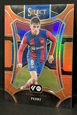2023-24 Panini Select La Liga Barcelona Pedri Mezzanine Orange