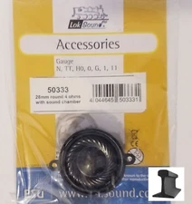 ESU LokSound 50333 ~ New 2025 ~ DCC Speaker 28mm Diameter 4 Ohm ~ Sound Chamber