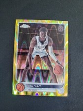 2022-23 Topps Chrome OTE Kok Yat #97 Yellow 37/50