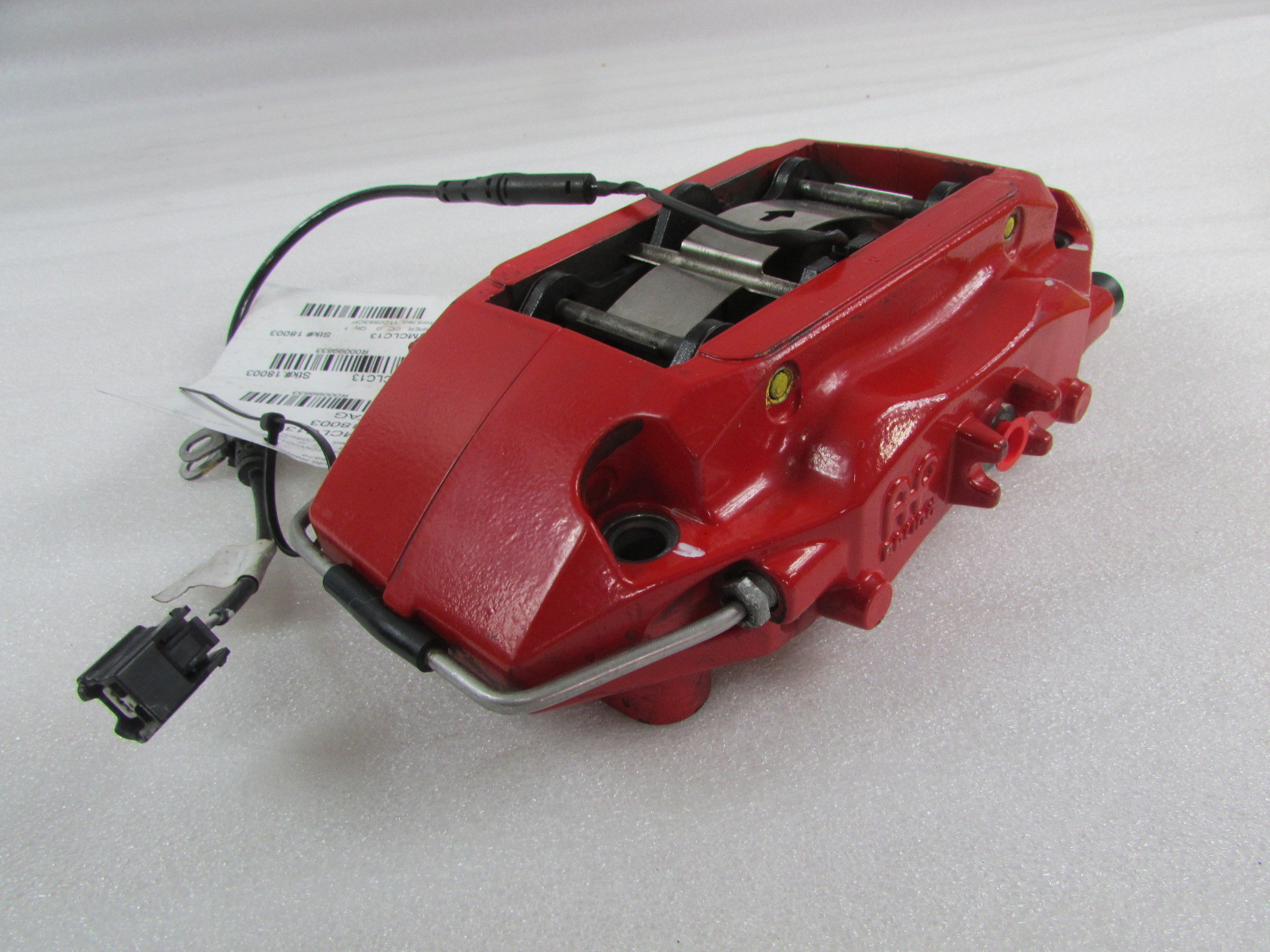 McLaren MP4-12C, LH, Left Front Brake Caliper, Red, Used, P/N 11C0563CP