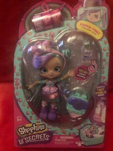 shopkins lil secrets shoppies peppa mint