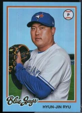 Hyun-Jin Ryu /25 Card 2022 Topps Archives Blue Foil #110 