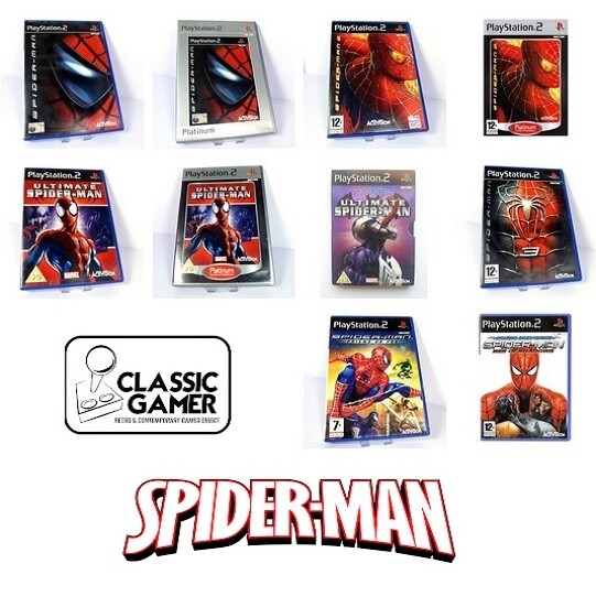 Spider-Man Games: 1, 2, 3, Ultimate, Friend or Foe, Web of Spider-Man Games: 1, 2, 3, Ultimate, Friend or Foe, Web of